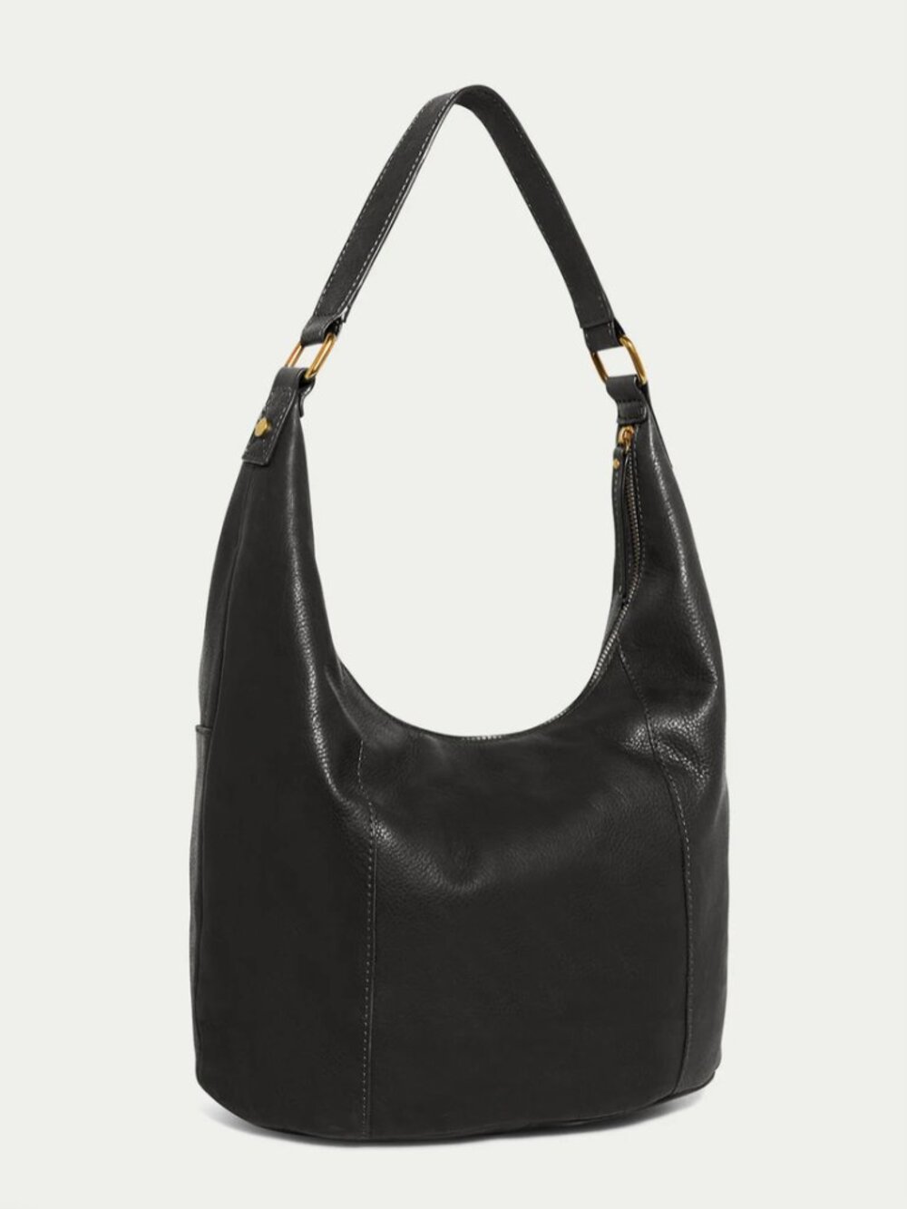 American Leather Co Carrie Hobo Bag, Black, NWT